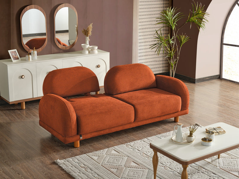 Bahama Convertible Sofa in Anthracite - 200-ELIF-BAH-A181-3
