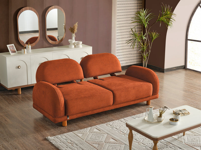 Bahama Convertible Sofa in Anthracite - 200-ELIF-BAH-A181-3