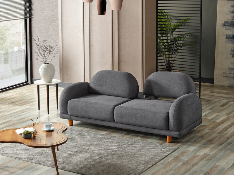 Bahama Convertible Sofa in Green - 200-ELIF-BAH-A182-3