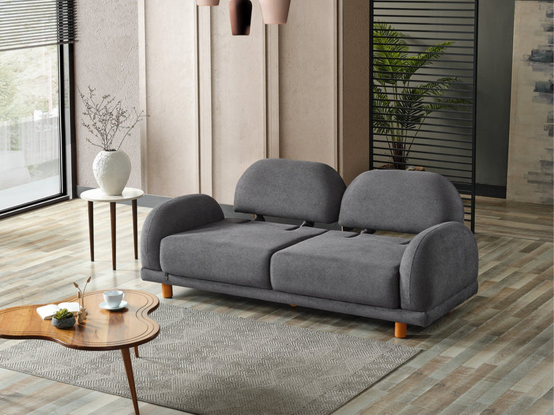 Bahama Convertible Sofa in Green - 200-ELIF-BAH-A182-3