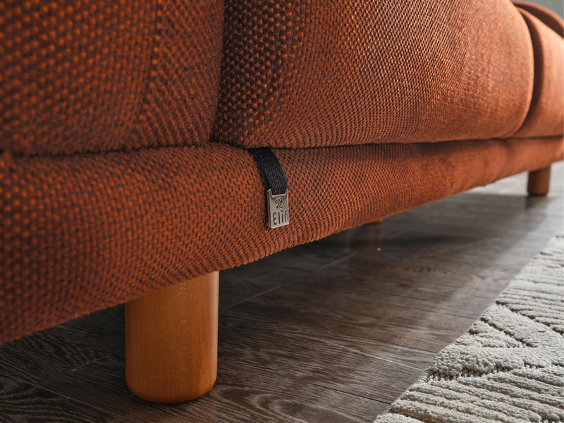 Bahama Convertible Sofa in Yellow - 200-ELIF-BAH-A180-3