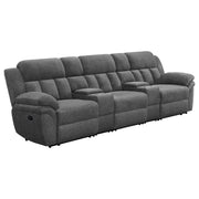Bahrain 5-piece Upholstered Home Theater Seating Charcoal - 609541T