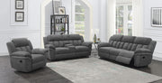 Bahrain Upholstered Motion Sofa Charcoal - 609541