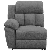 Bahrain Upholstered Motion Sofa Charcoal - 609541
