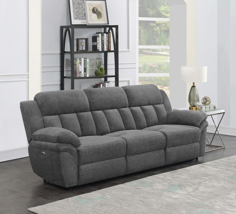 Bahrain Upholstered Power Sofa Charcoal - 609541P