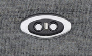Bahrain Upholstered Power Sofa Charcoal - 609541P
