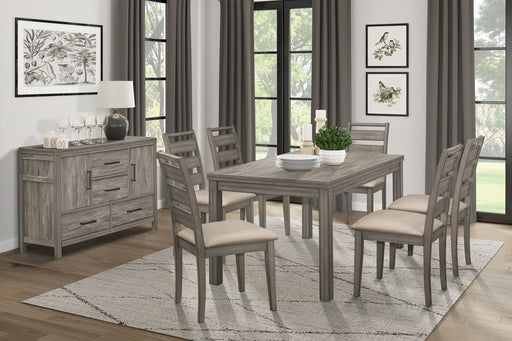 Bainbridge Weathered Gray Dining Set - DMV FurnitureDining Room Set