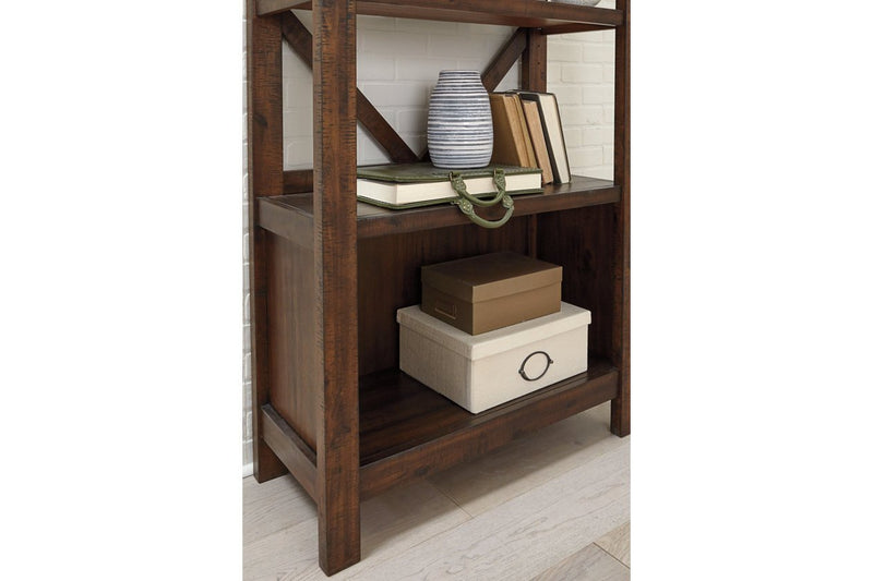 Baldridge Rustic Brown 75" Bookcase - DMV FurnitureBookcases