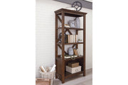 Baldridge Rustic Brown 75" Bookcase - DMV FurnitureBookcases