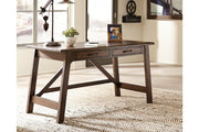 Baldridge Rustic Brown Home Office Desk - DMV FurnitureOffice Desks
