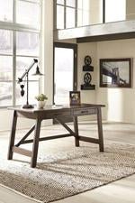 Baldridge Rustic Brown Home Office Desk - DMV FurnitureOffice Desks