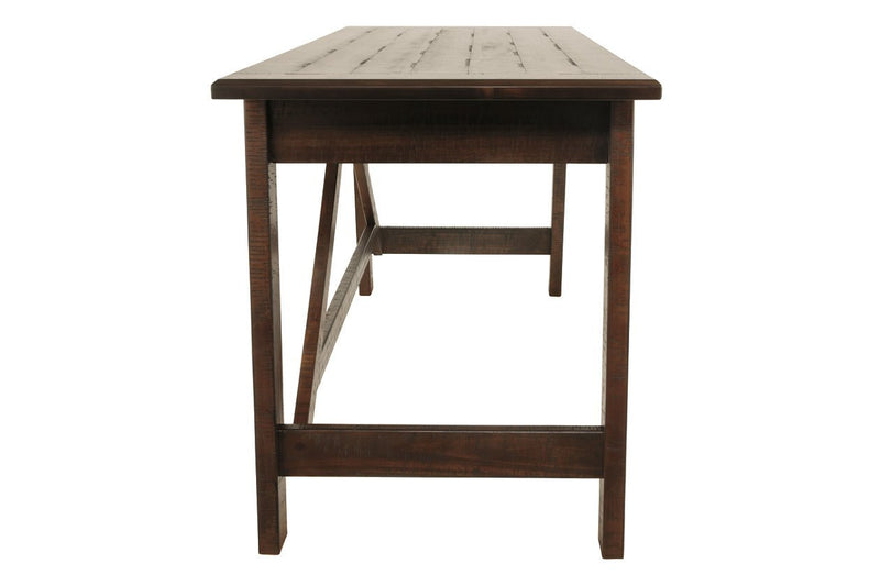 Baldridge Rustic Brown Home Office Desk - DMV FurnitureOffice Desks