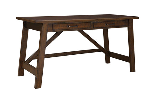 Baldridge Rustic Brown Home Office Desk - DMV FurnitureOffice Desks