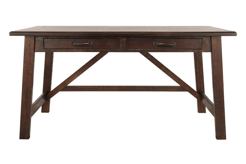 Baldridge Rustic Brown Home Office Desk - DMV FurnitureOffice Desks