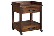 Baldridge Rustic Brown Printer Stand - DMV FurniturePrinter Stand