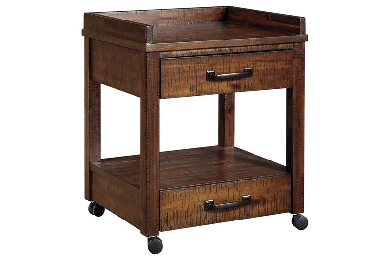 Baldridge Rustic Brown Printer Stand - DMV FurniturePrinter Stand