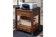 Baldridge Rustic Brown Printer Stand - DMV FurniturePrinter Stand