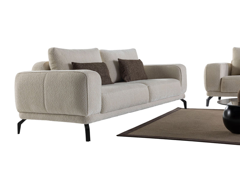 Balea Stationary Sofa in Cream - 200-ZEN-BAL-CRE-3
