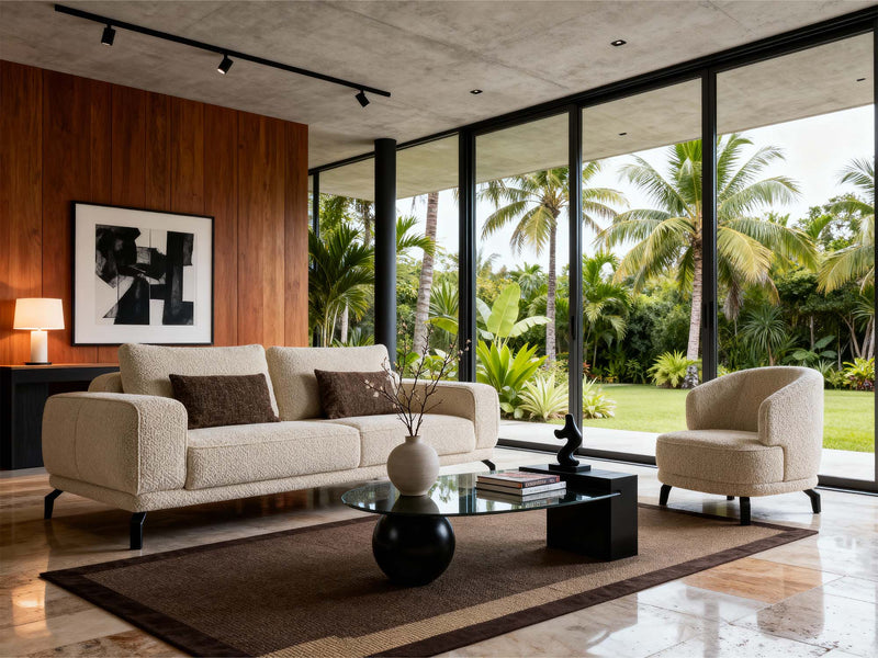 Balea Stationary Sofa in Cream - 200-ZEN-BAL-CRE-3