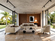 Balea Stationary Sofa in Cream - 200-ZEN-BAL-CRE-3