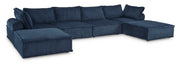 Bales Navy 6 - Piece Modular Seating - DMV FurnitureSectional