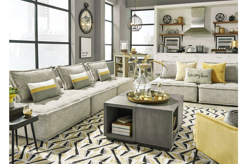 Bales Taupe 3 - Piece Modular Seating - DMV FurnitureSofa