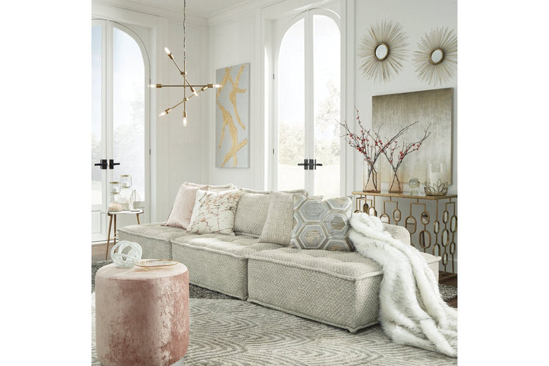 Bales Taupe 3 - Piece Modular Seating - DMV FurnitureSofa