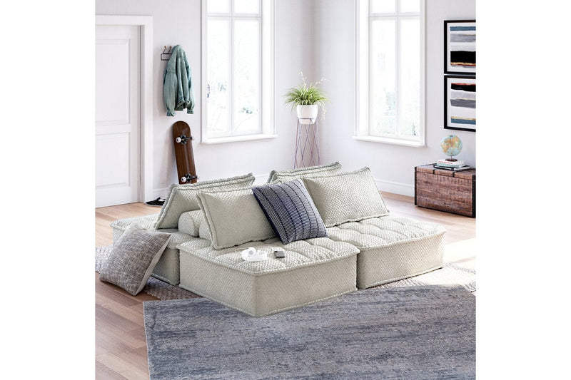 Bales Taupe 4 - Piece Modular Seating - DMV FurnitureSectional