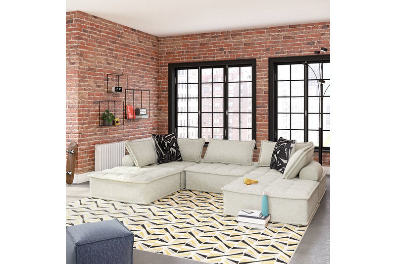 Bales Taupe 5 - Piece Modular Seating - DMV FurnitureSectional