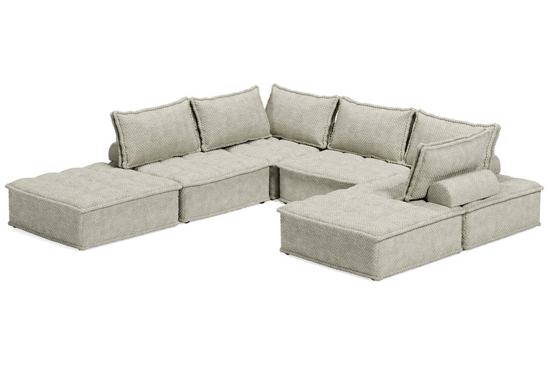 Bales Taupe 6 - Piece Modular Seating - DMV FurnitureSectional