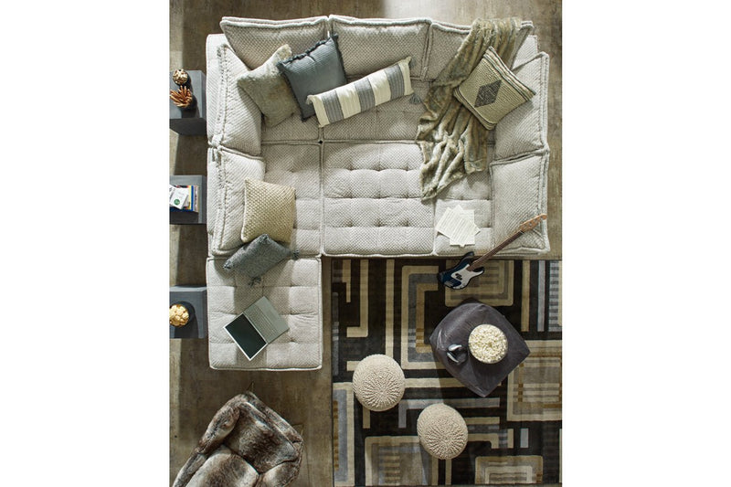Bales Taupe 7 - Piece Modular Seating - DMV FurnitureSectional