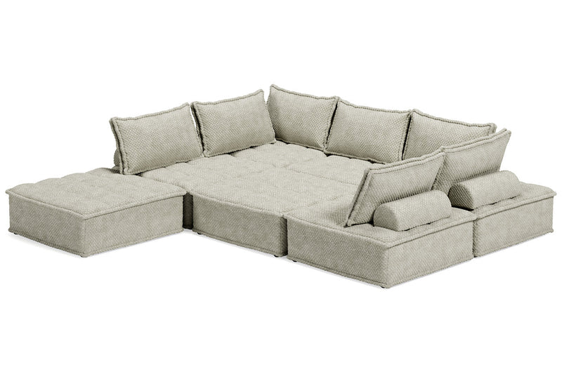 Bales Taupe 7 - Piece Modular Seating - DMV FurnitureSectional