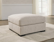 Ballyton Sand 3-Piece Sectional with Ottoman from Ashley - DMV Furniture
