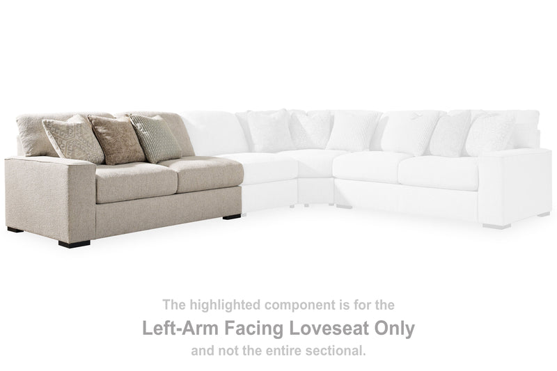 Ballyton Sand Left-Arm Facing Loveseat - 2510255