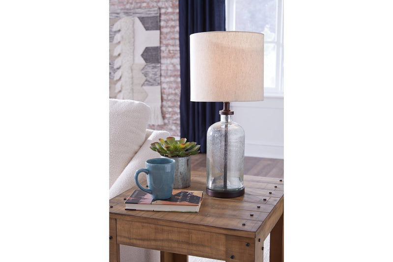 Bandile Clear/Bronze Finish Table Lamp - DMV FurnitureTable Lamp