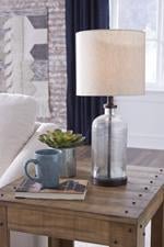 Bandile Clear/Bronze Finish Table Lamp - DMV FurnitureTable Lamp