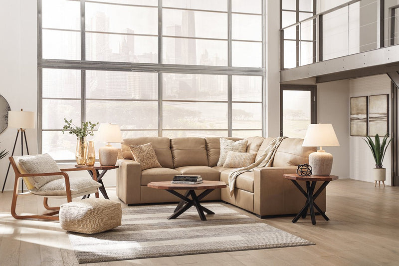 Bandon Toffee Leather 2 - Piece LAF Sectional - DMV FurnitureSectional