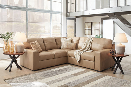 Bandon Toffee Leather 2 - Piece LAF Sectional - DMV FurnitureSectional