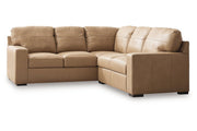 Bandon Toffee Leather 2 - Piece LAF Sectional - DMV FurnitureSectional