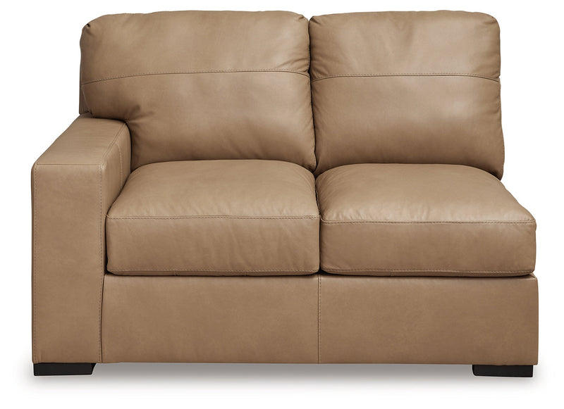 Bandon Toffee Left-Arm Facing Loveseat - 3800655
