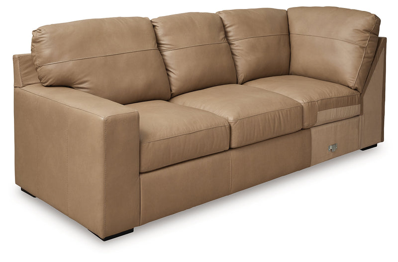 Bandon Toffee Left-Arm Facing Sofa with Corner Wedge - 3800648