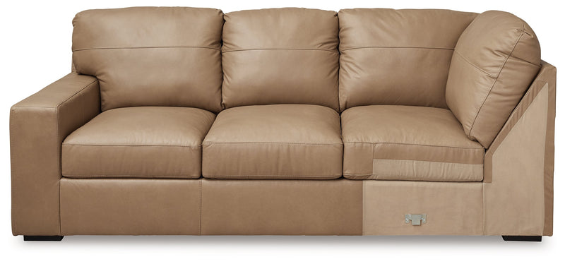 Bandon Toffee Left-Arm Facing Sofa with Corner Wedge - 3800648