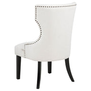 Baney Fabric Upholstered Dining Side Chair Cream and Black - 115572