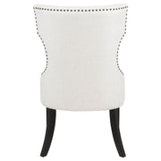 Baney Fabric Upholstered Dining Side Chair Cream and Black - 115572