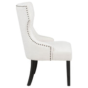 Baney Fabric Upholstered Dining Side Chair Cream and Black - 115572