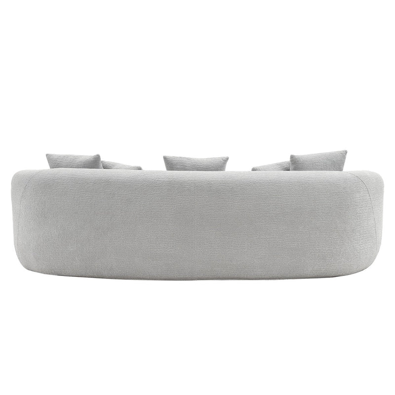 Barasa Oversized Compressed Sofa w/5 Pillows - LV07150