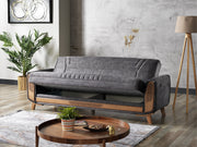 Barbaros Convertible Sofa in Anthracite - 200-ELIF-BAR-E164-3
