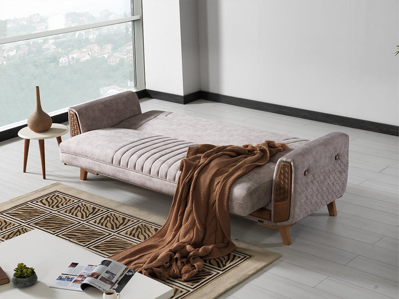 Barbaros Convertible Sofa in Beige - 200-ELIF-BAR-E165-3