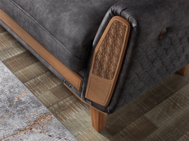 Barbaros Convertible Sofa in Beige - 200-ELIF-BAR-E165-3