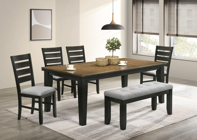 Bardstown Charcoal/Wheat Extendable Dining Set - DMV FurnitureDining Room Set